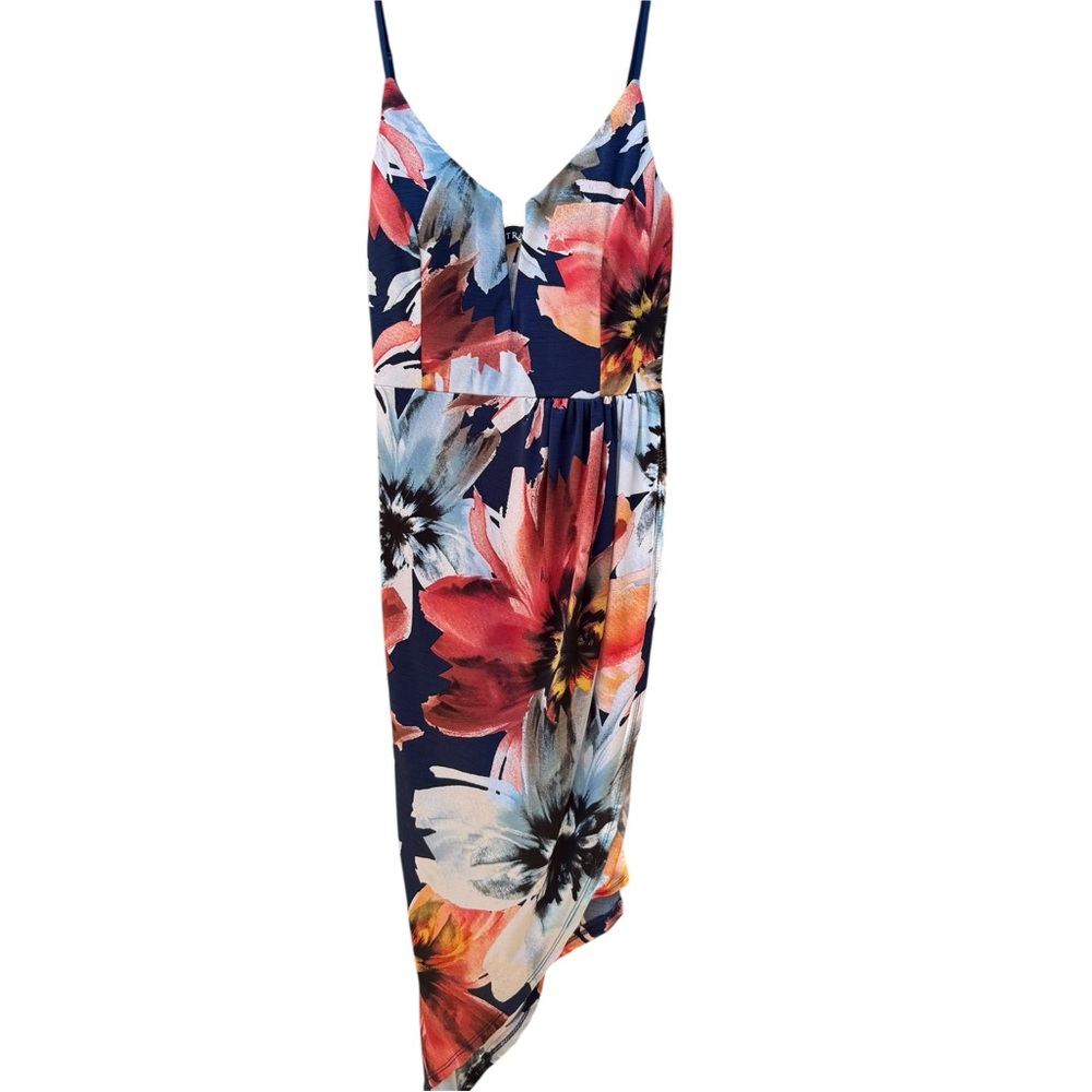 Asymmetrical Floral Dress NWOT